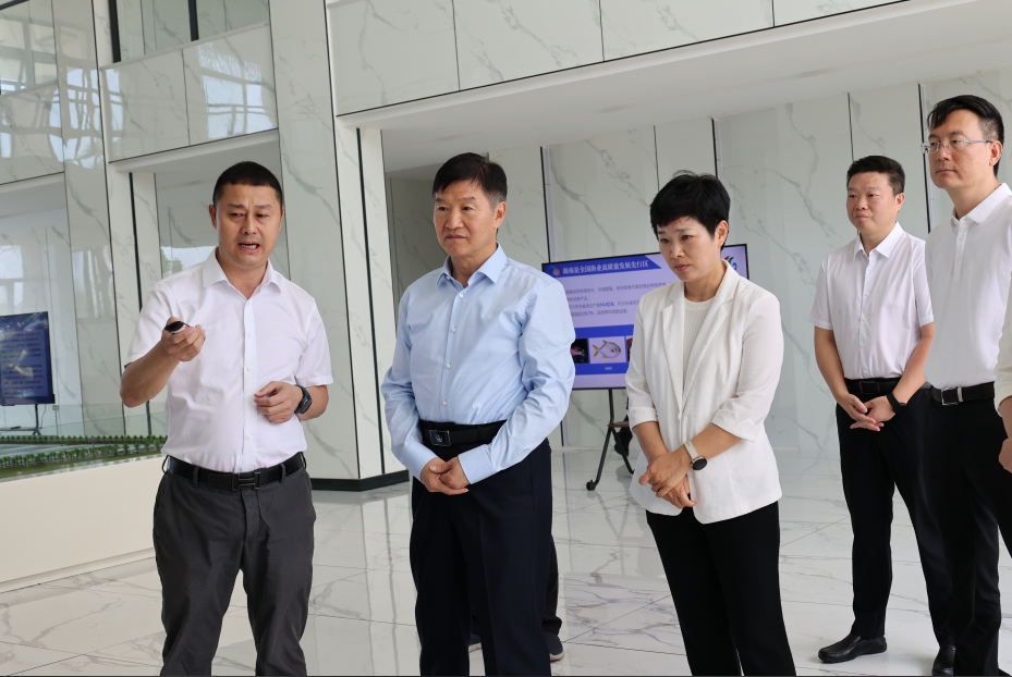 海南省委副書記，省長(zhǎng)劉小明到晨海調(diào)研